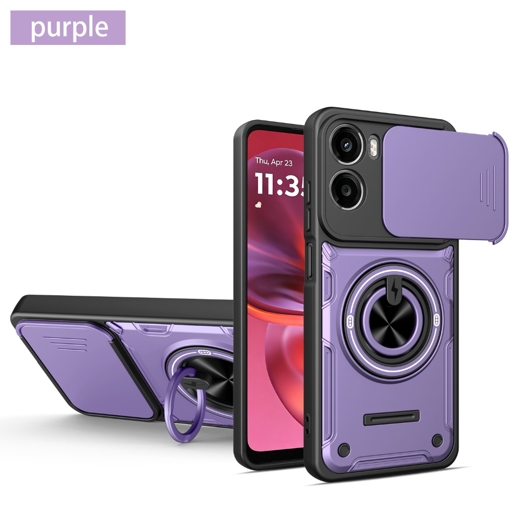 Phone Accessories Ring - Slide Camera Protector 360° Ring Holder
