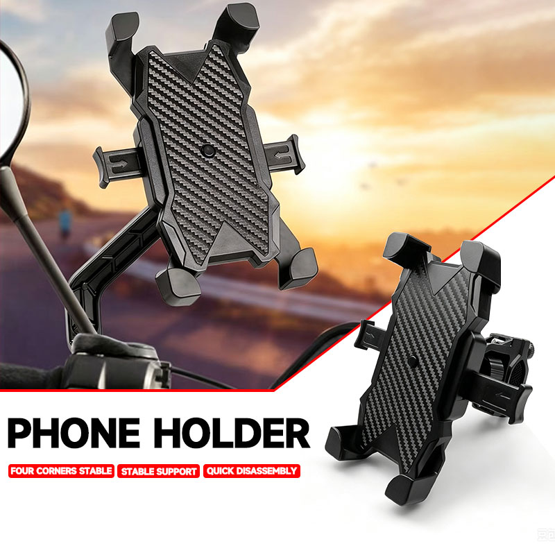 Quadlock Phone Accessories - Phone Mount Motorcycle Rearview Mirror Phone