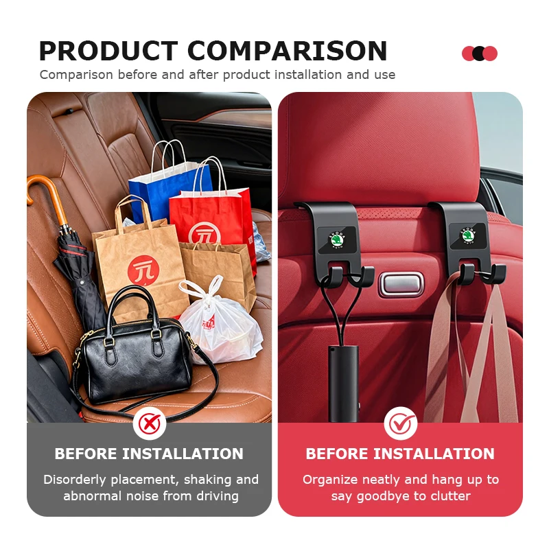 Phone Accessories Hanger - Car Sticker For Skoda A5 A4