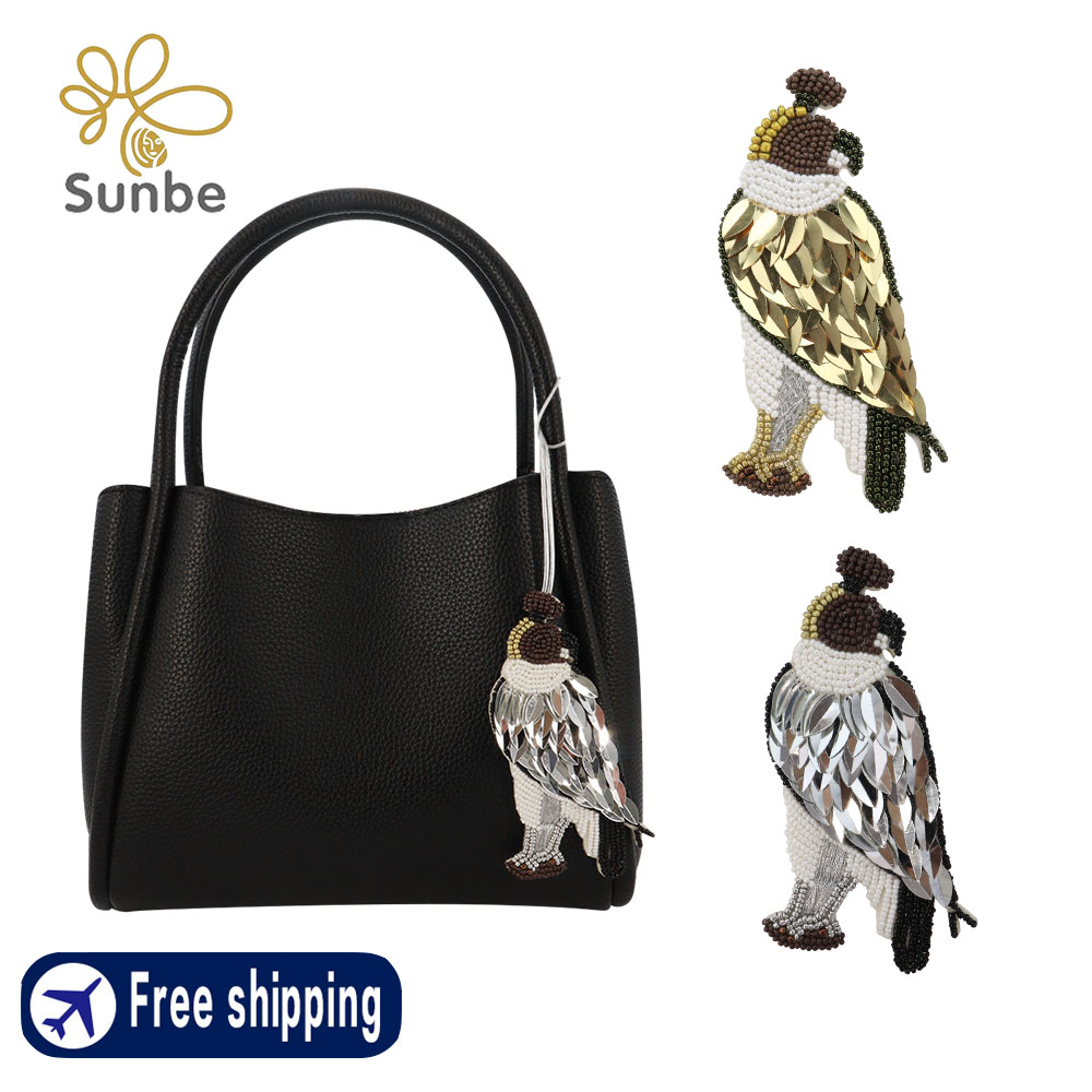 Phone Accessories Pictures - 1Piece Hand-beaded Sequin Bird Patch Sew