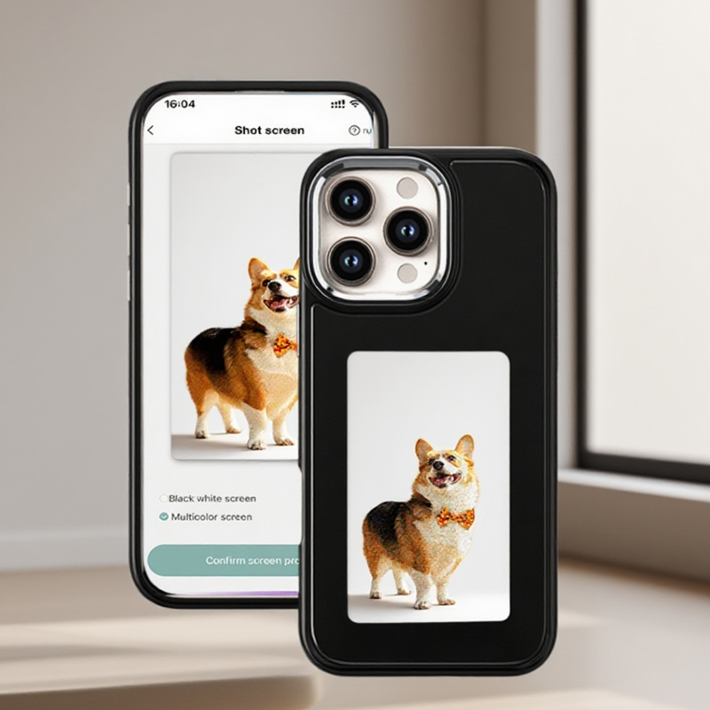 Phone Accessories And Electronics - DIY E-Ink Screen Phone Case NFC