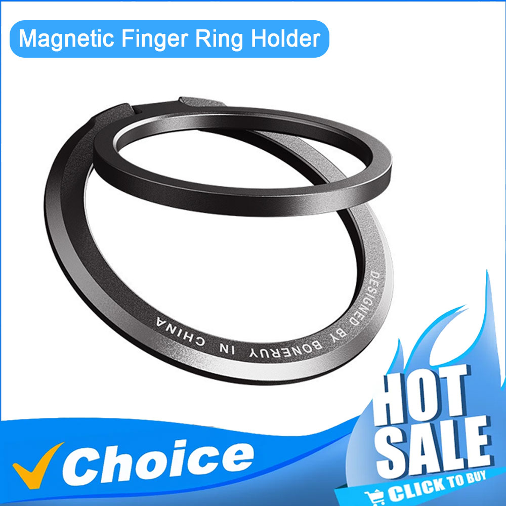 Phone Accessories Ring - Magnetic Finger Ring Holder For MagSafe
