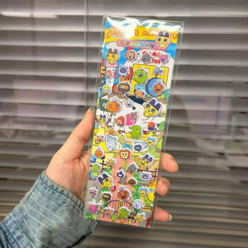 Phone Accessories Toys - 6Pcs Tamagotchi Cartoon Bubble Stickers Creativity