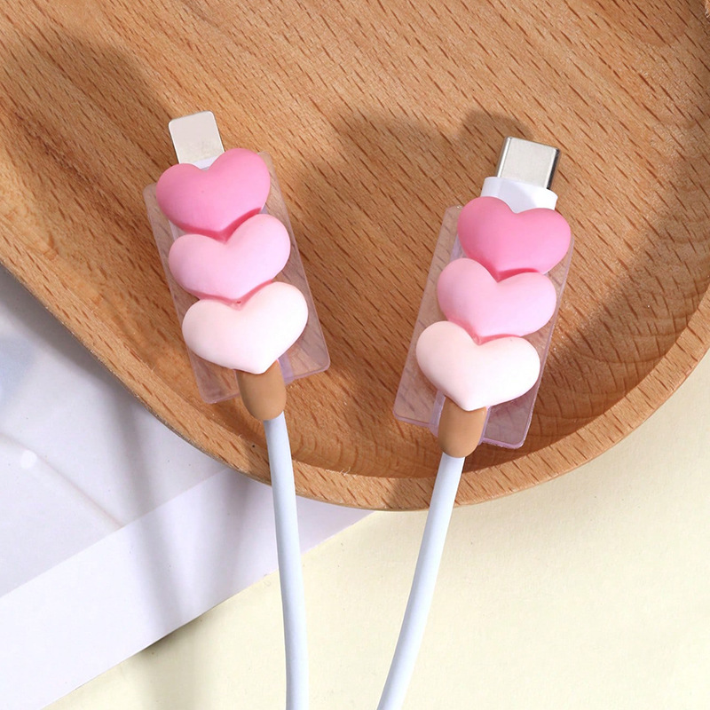 Usb Data Cable - 2Pcs Cartoon Cable Protector Charging USB