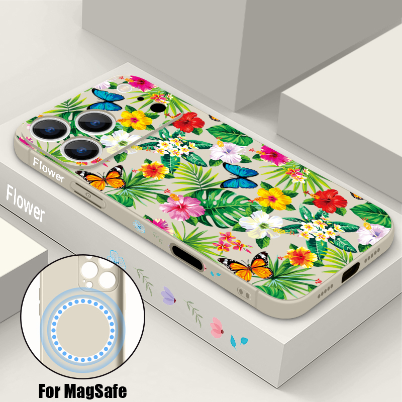 Magnetic Romantic Flower Patte - Magsafe Wireless Charger 评论和价格