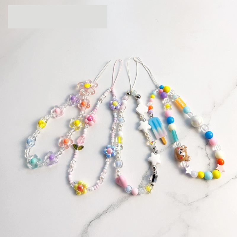 Tulip Flower Beaded Mobile Pho - Phone Accessories Crochet 评论和价格