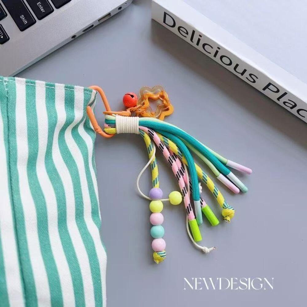 Colorful Trendy Woven Pendant  - Phone Accessories For Boys 评论和价格