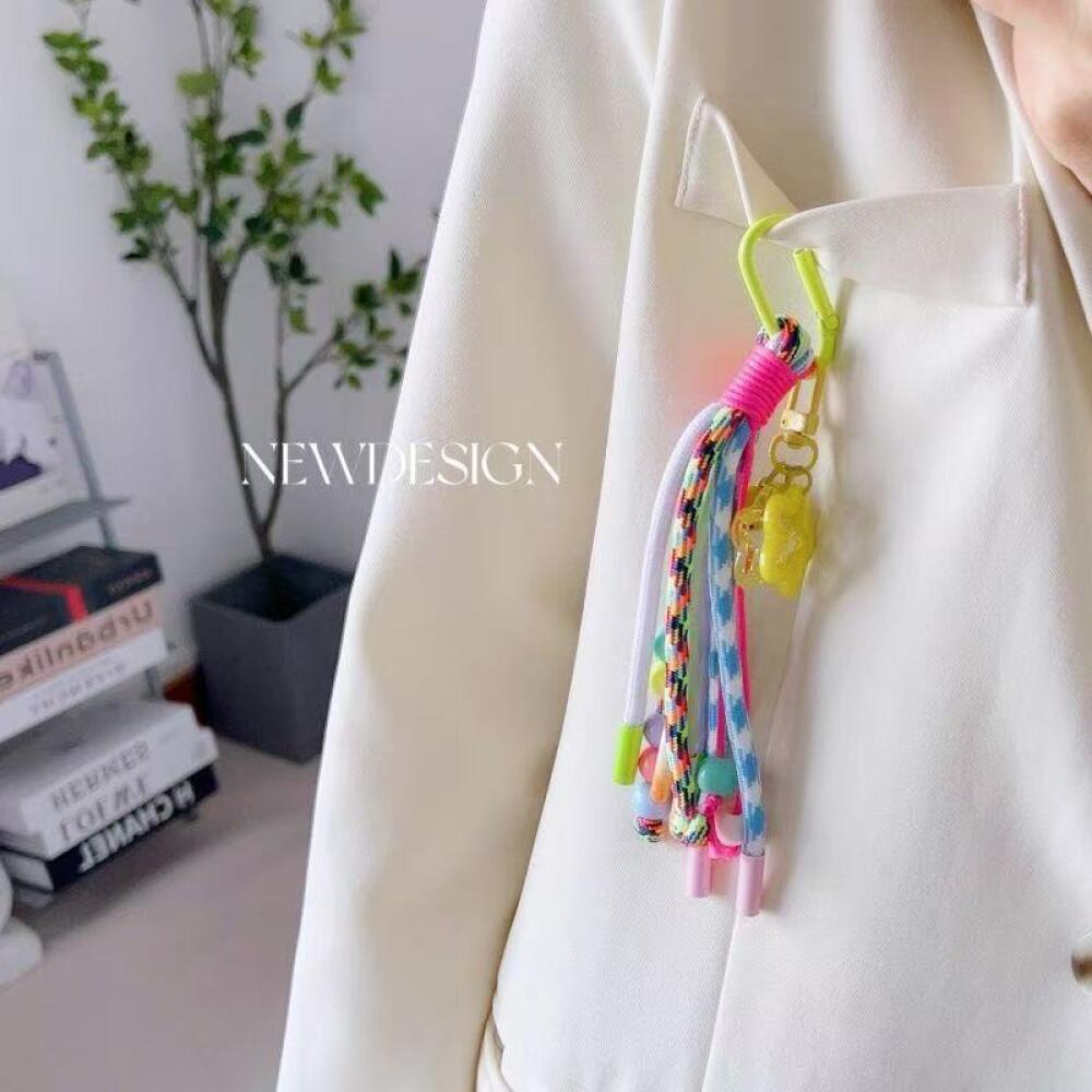 Colorful Trendy Woven Pendant  - Phone Accessories For Boys 评论和价格
