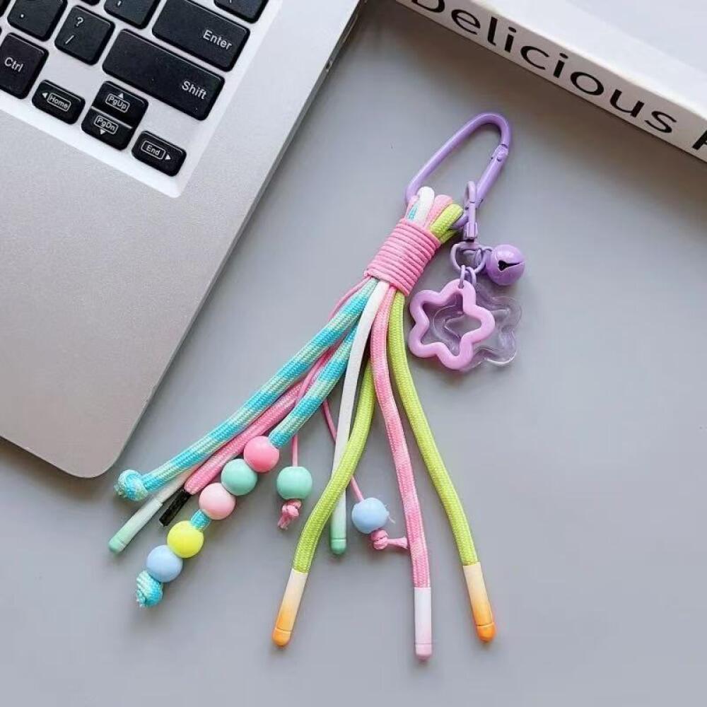 Colorful Trendy Woven Pendant  - Phone Accessories For Boys 评论和价格