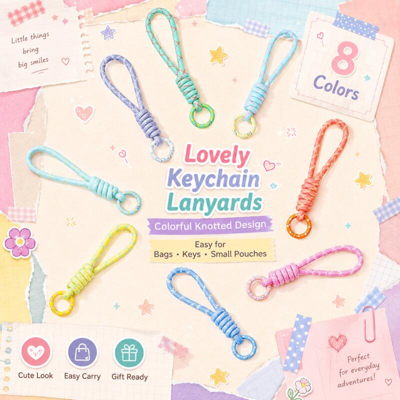 2~5pcs Colorful Braided Keycha - Phone Accessories And Electronics 评论和价格