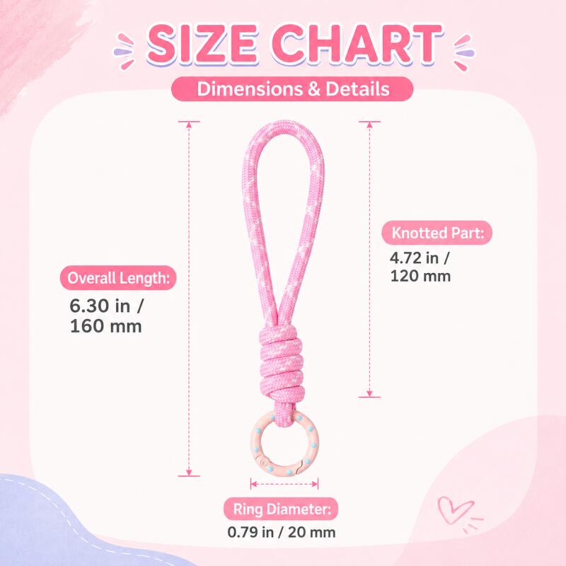 2~5pcs Colorful Braided Keycha - Phone Accessories And Electronics 评论和价格