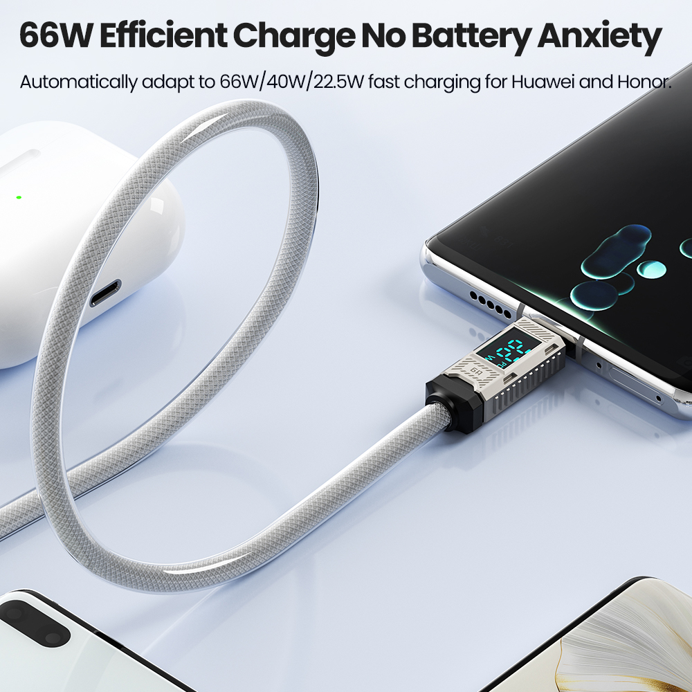 Toocki PD 66W USB C Cable 6A D - Usb Data Cable 评论和价格