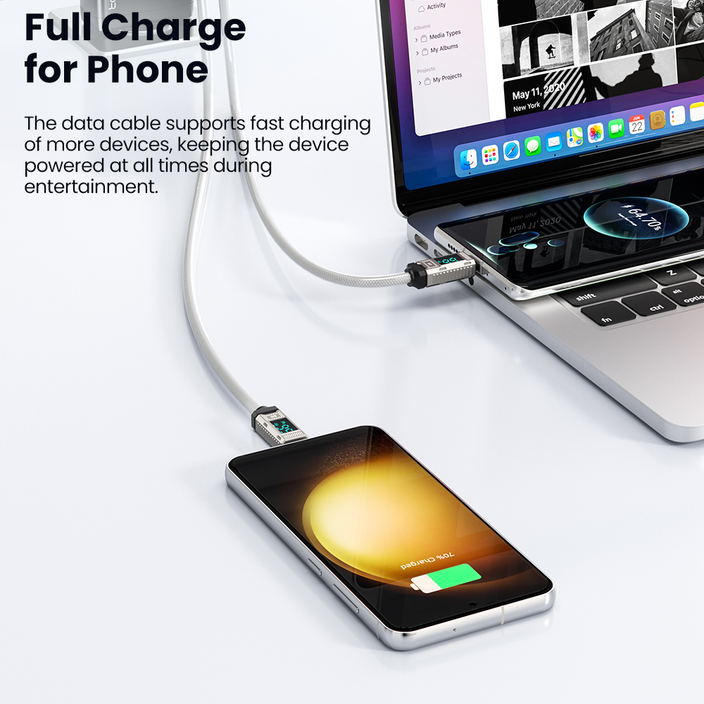 Toocki PD 66W USB C Cable 6A D - Usb Data Cable 评论和价格