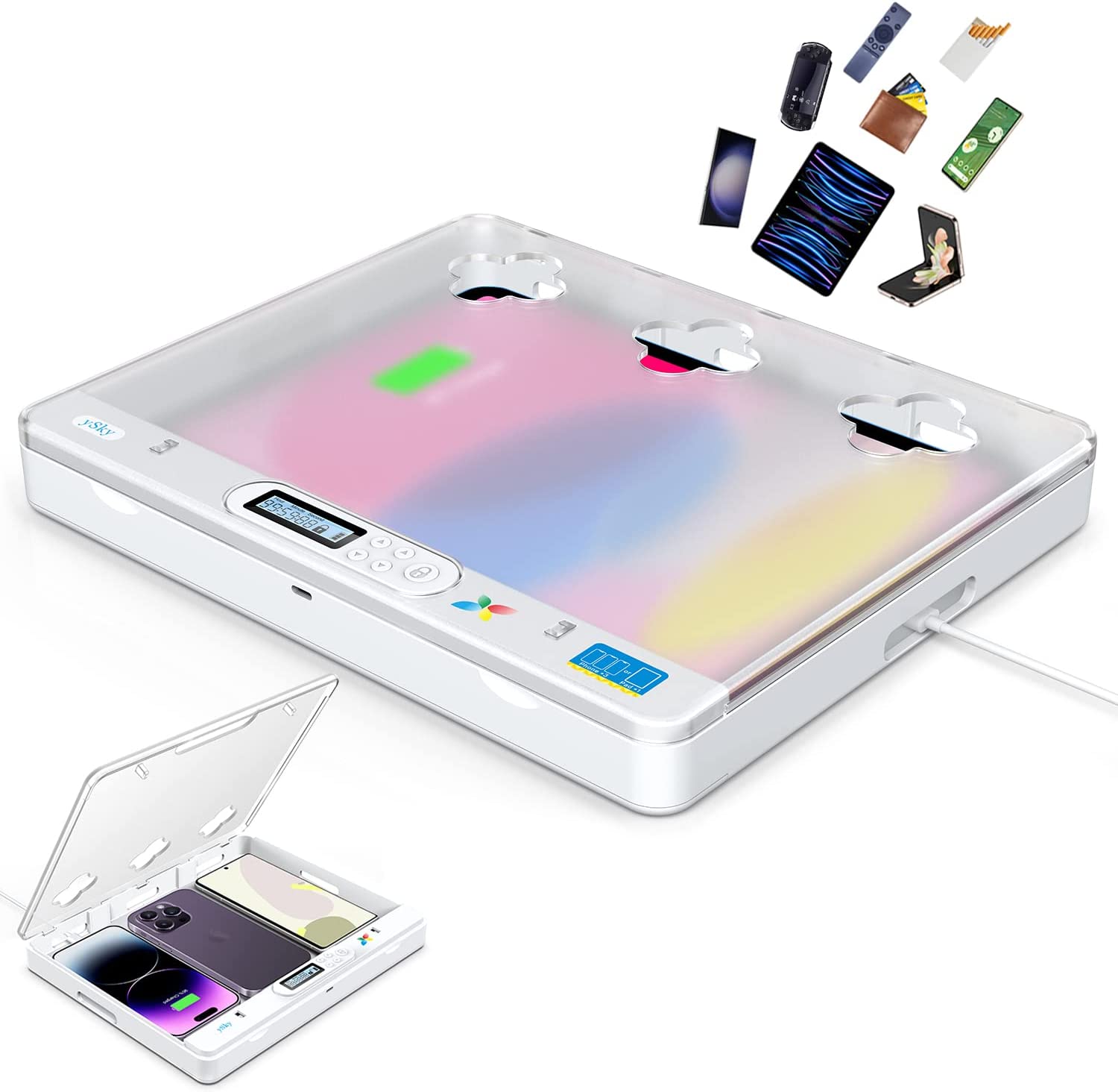 Timer Lock Box for iPad IPhone - Phone Accessories For Boys 评论和价格