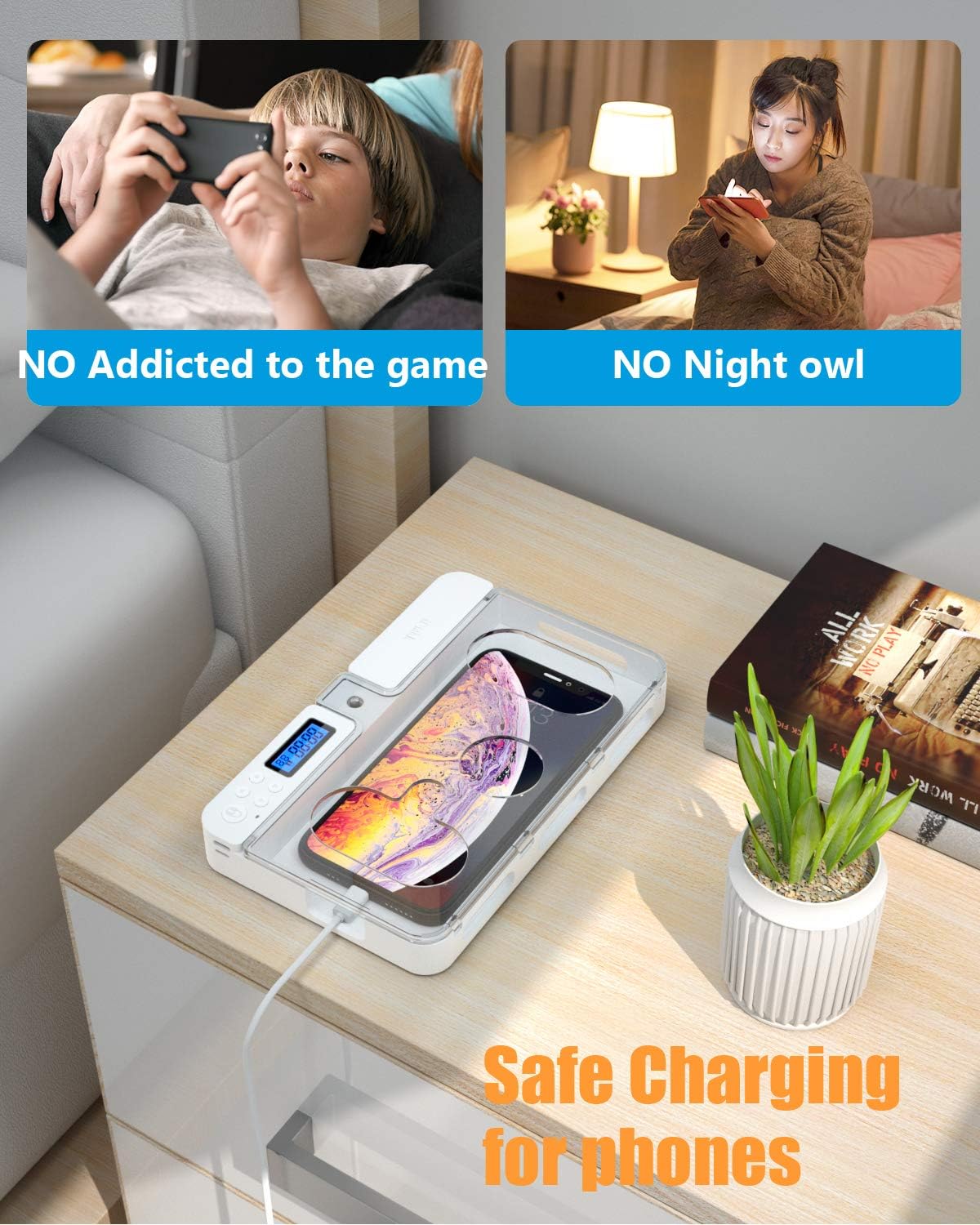 Timer Lock Box for iPad IPhone - Phone Accessories For Boys 评论和价格