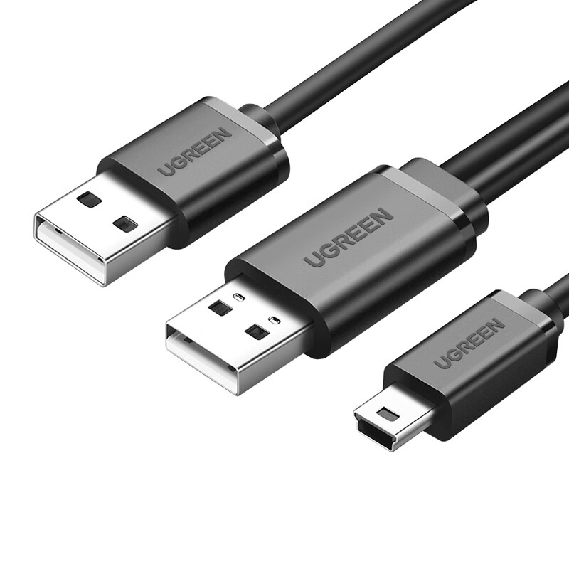 UGREEN Dual USB 2.0 to MINI US - Usb Data Cable 评论和价格