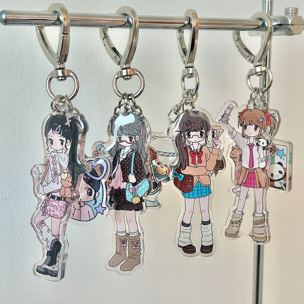 Cute Girl Aesthetic Acrylic Ph - Phone Accessories Toys 评论和价格