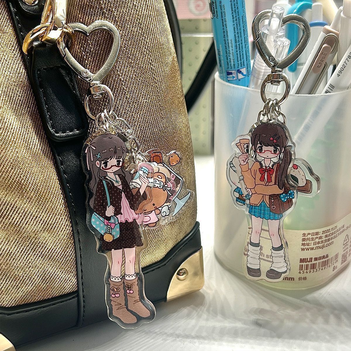 Cute Girl Aesthetic Acrylic Ph - Phone Accessories Toys 评论和价格