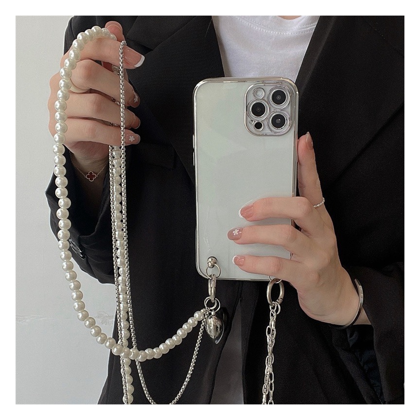 Long Pearl Phone Lanyard Handm - Phone Accessories Pictures 评论和价格