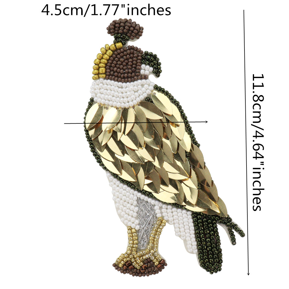 1Piece Hand-beaded Sequin Bird - Phone Accessories Pictures 评论和价格