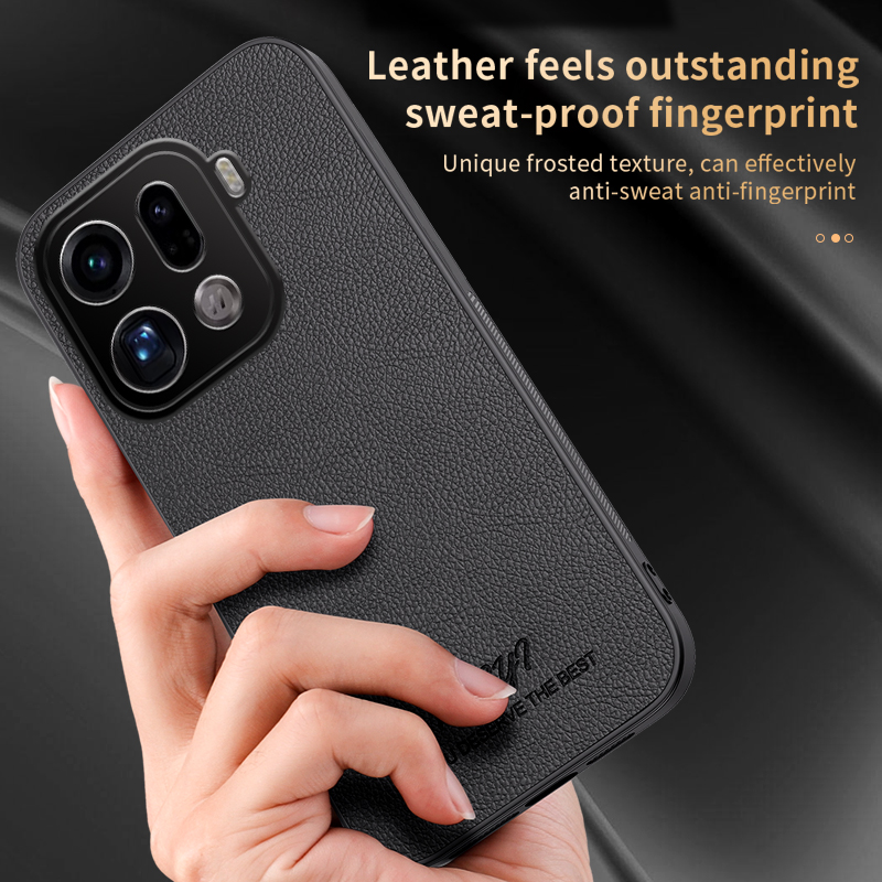 Luxury Built-in Magnet Leather - Oppo Find X8 评论和价格