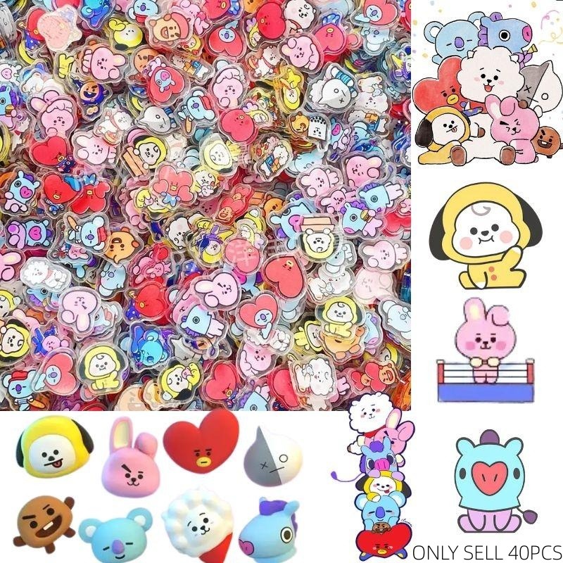 100 Mini BT21 Acrylic Plate DI - Phone Accessories Toys 评论和价格