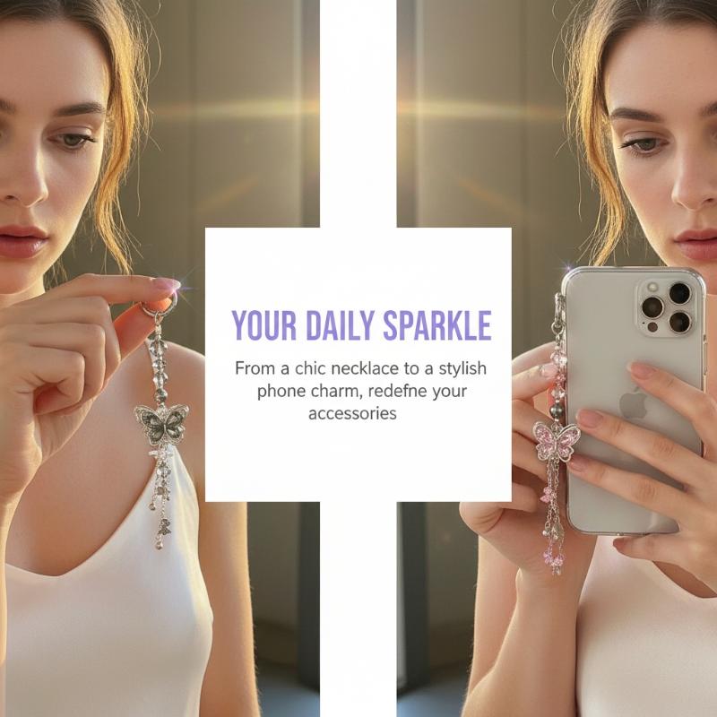 1 Piece Crystal Beaded Phone C - Phone Accessories Crochet 评论和价格