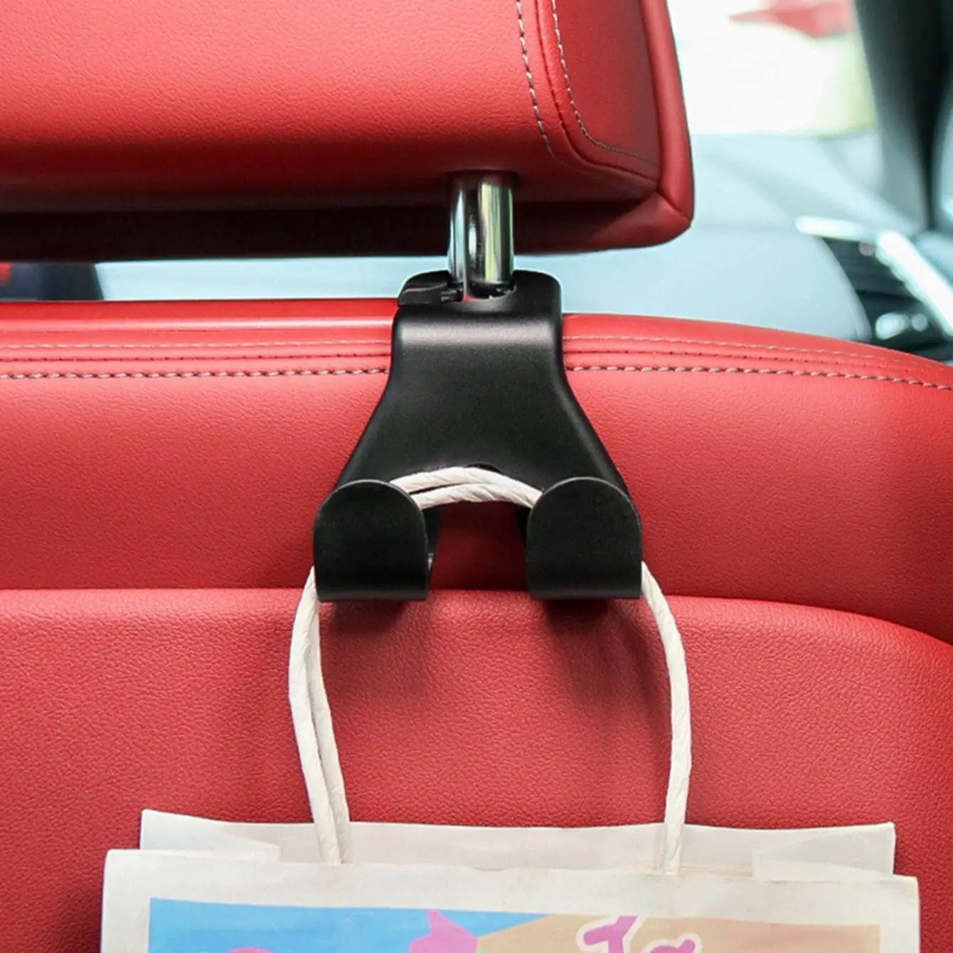 2PCS Car Headrest Hooks, Auto  - Phone Accessories Hanger 评论和价格