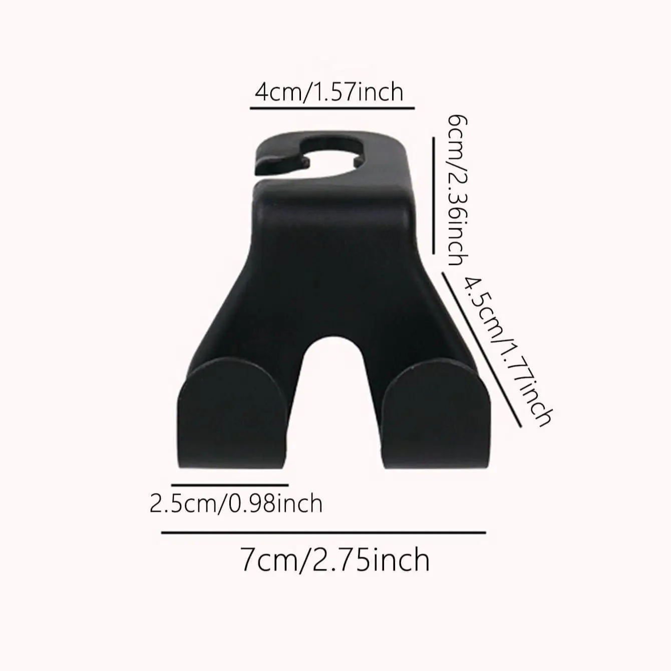 2PCS Car Headrest Hooks, Auto  - Phone Accessories Hanger 评论和价格