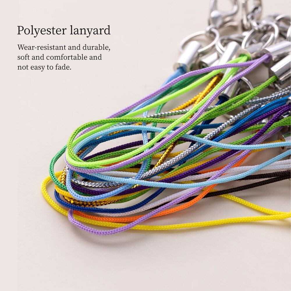 100pcs Polyester Lanyard Singl - Phone Accessories Hanger 评论和价格