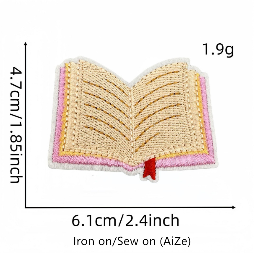 10 Pcs Books Iron On Sew On Em - Phone Accessories Pictures 评论和价格