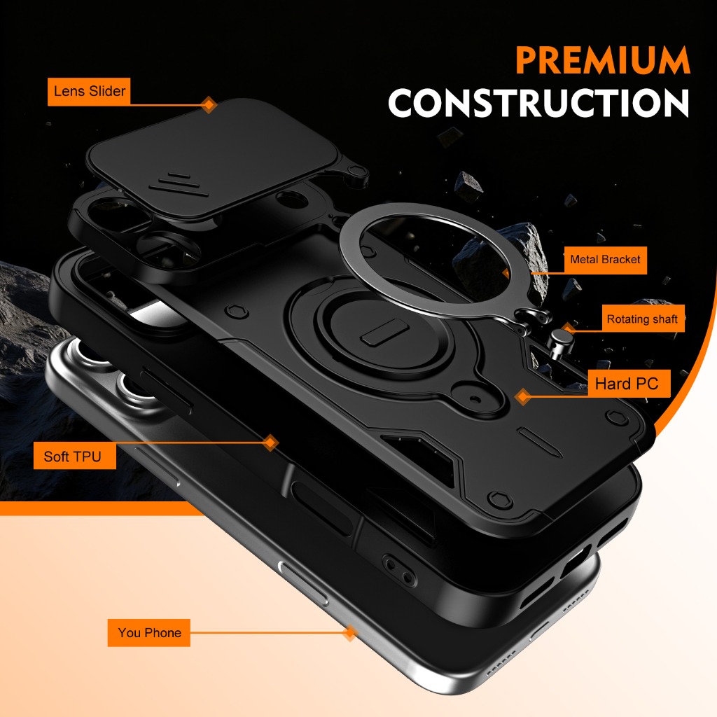 Armor Shockproof Phone Case w/ - Phone Accessories Ring 评论和价格