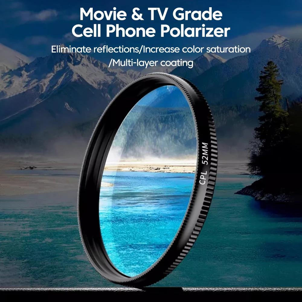 New 52mm CPL Mobile Phone Lens - Phone Accessories And Electronics 评论和价格