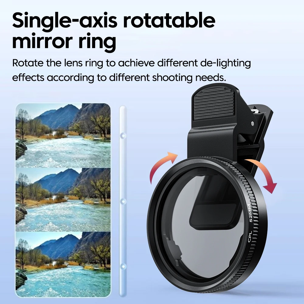 New 52mm CPL Mobile Phone Lens - Phone Accessories And Electronics 评论和价格