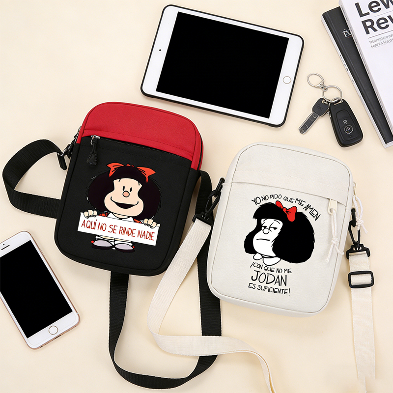 Cartoon Mafalda CrossbodyBag B - Phone Accessories For Boys 评论和价格